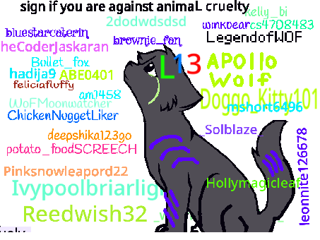  sign if you are against animal cruelty!  remixted