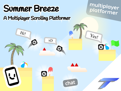 Summer Breeze |☁️Multiplayer☁️ Mobile platformer| #games #all