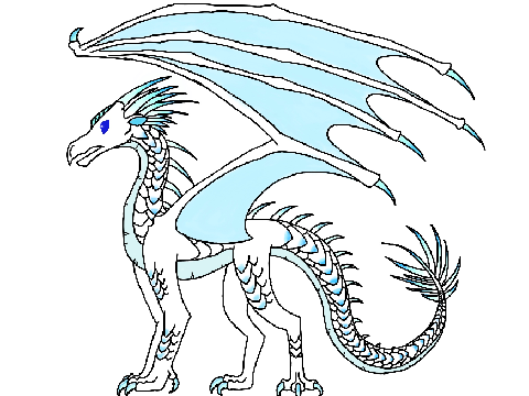 IceWing fanart- Wings of Fire