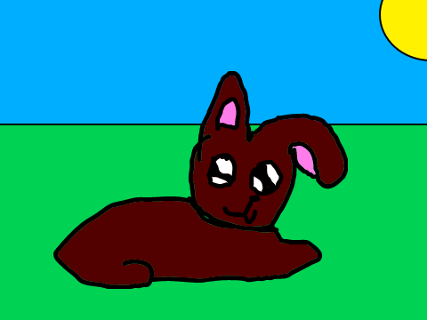 my bunny drawing