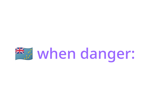 tuvalu when danger