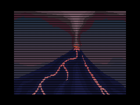 ++ pixelart ++ / volcano