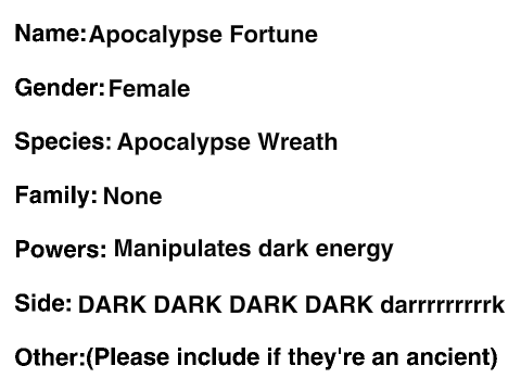 Super Humans RP Bio Template remix