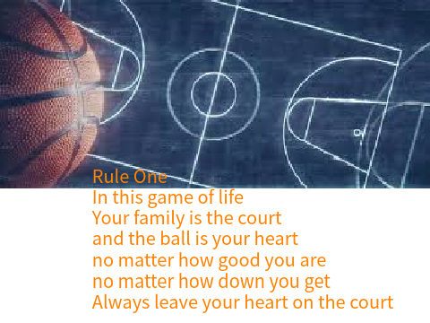 The Basketball Rules Of Life