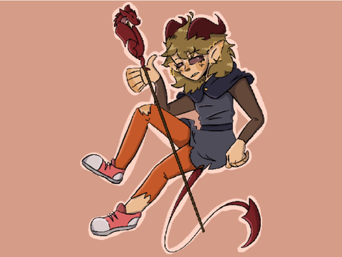 Random drawings of my oc bcs I can