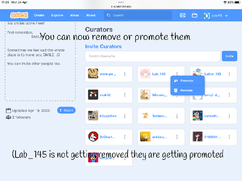 How to remove yourself from a studio or remove\promote someone else