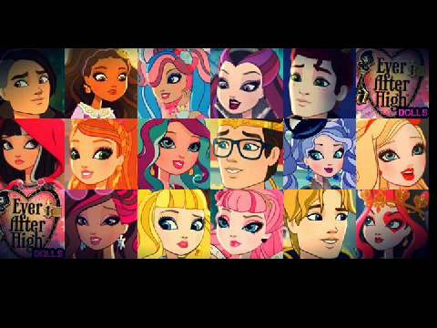 famous EAH  characters collage