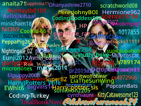 SIGN IF YOU'RE A FAN OF HARRY POTTER!  remix remix remix