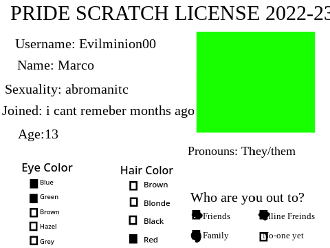 Pride Scratch License Card 2022-2023 remix remix