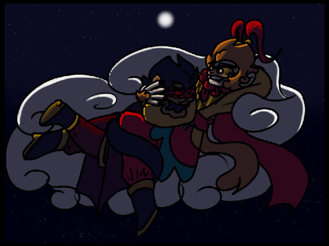 . in case you needed more monkie art . digital art dump .