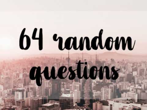 [ . 64 random questions . ] remix remix remi