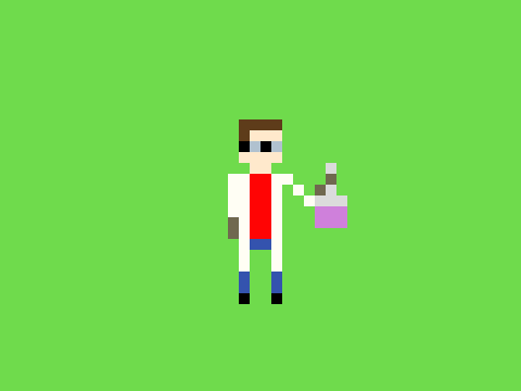 Lab Safety - Pixel Art