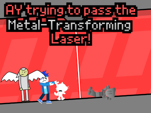 AY Trying To Pass The Metal-Transforming Laser! [ Remix 6 ]