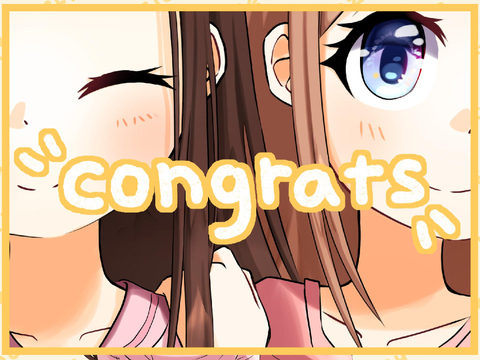 Congratulations! - Fanart for -honeywafflez-