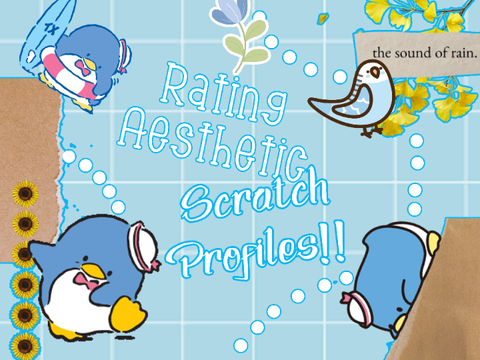Rating Aesthetic Scratch profiles ♥