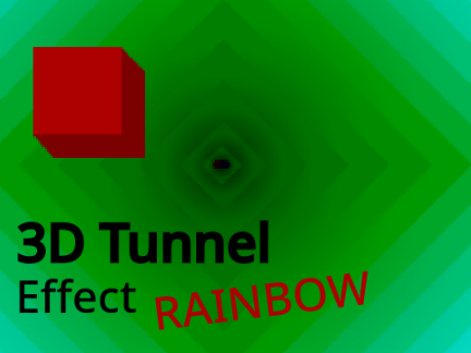 3D Hole thing rainbow