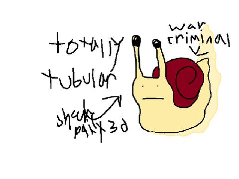 paint 3d snail