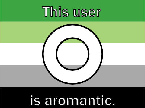 This user is aromantic.