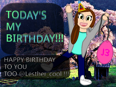 IT'S MY BIRTHDAY!!!