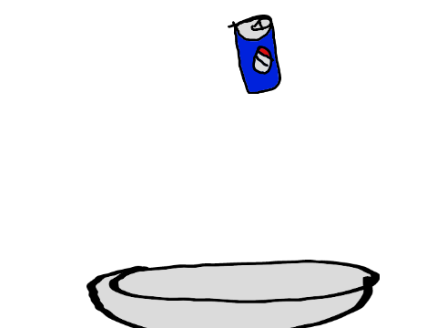 try to catch the pepsi