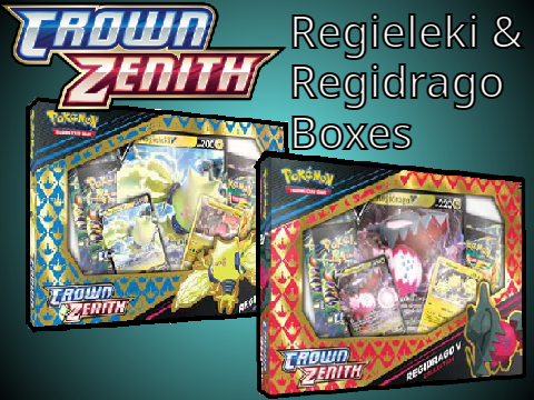 Regieleki & Regidrago Boxes (Crown Zenith) Pokemon TCG