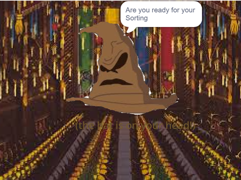 Hogwarts sorting!