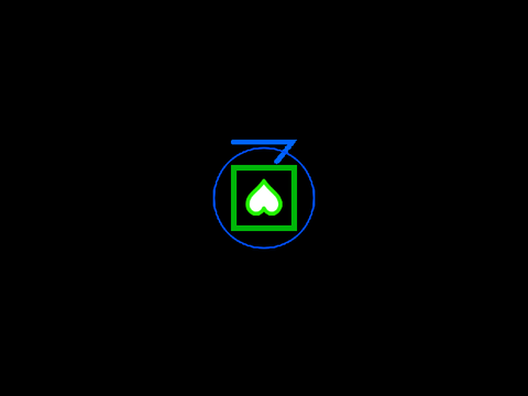 Deltarune Chapter Rewritten Green soul 再現 [素材]