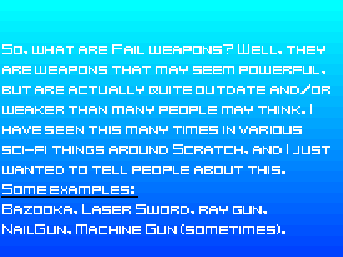 Person2's Guide To Fail Weapons