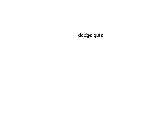 dodge quiz