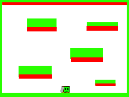 Simple Turtle Jetpack Game
