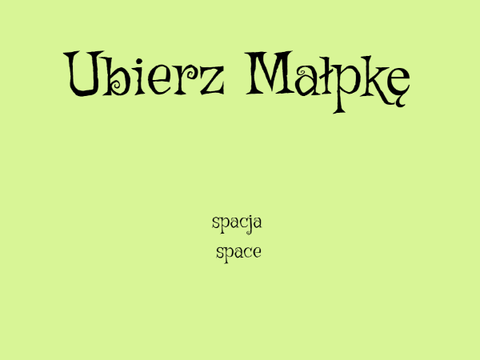 Ubierz małpkę!