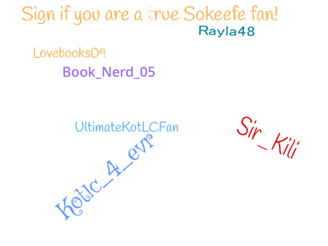 Sign if you are a true Sokeefe fan! Remix!