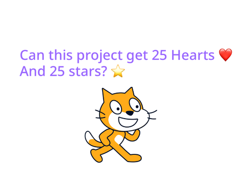 Can this get 25 hearts and stars!?