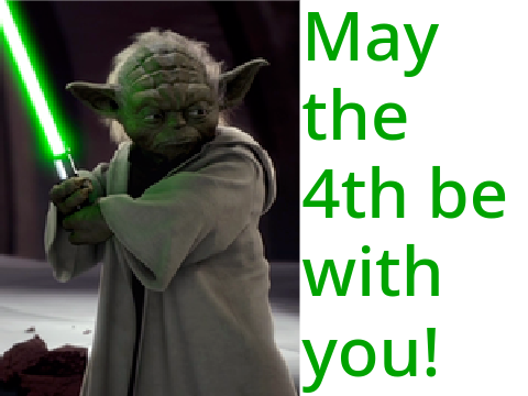 May The 4th Be With You!