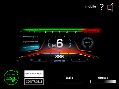 Mercedes AMG One speedometer with 1500 HP