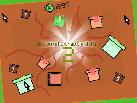 clicker on gift wrap (gm.h)tr game 2