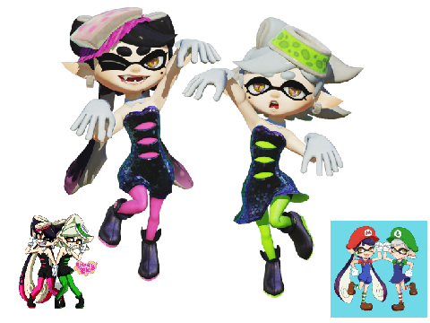 eletric squid sisters   >:D