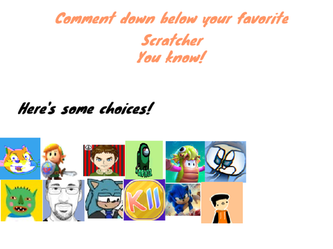 Vote  your favorite scratcher you know