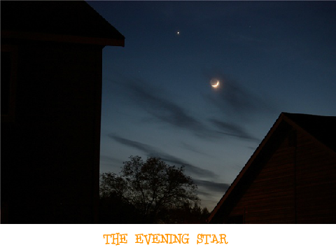 The evening star, a song from the poem