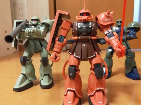 ガンプラコマドリpt8「チームトリプルザク!!」   
