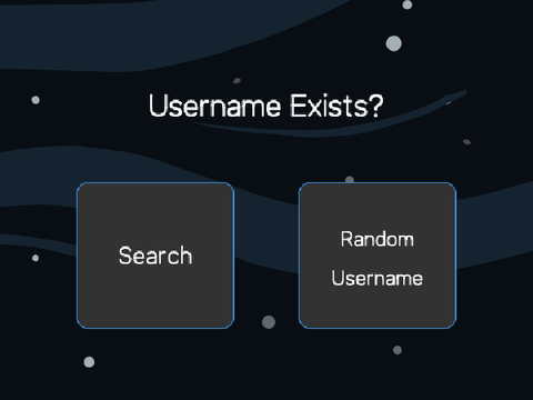 ☁Username Exists?