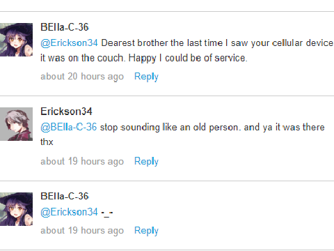 Me annoying my sister on scratch