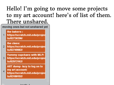 moving projects