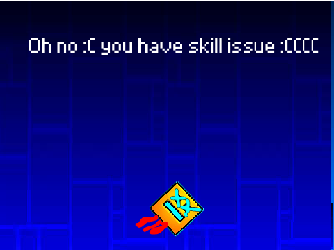 Geometry dash but it sucks