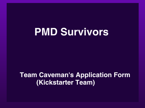 [PMDS] Team Caveman Application