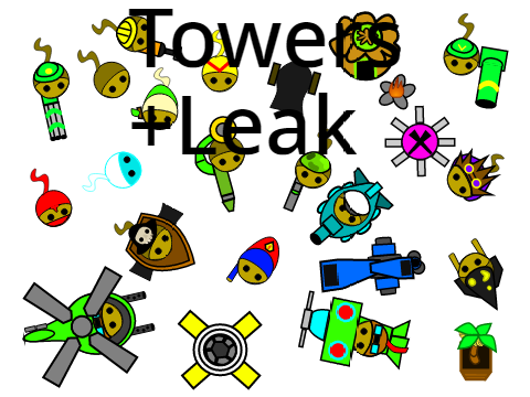 Btd5/Btd6 towers + bloons vs monkeys leak