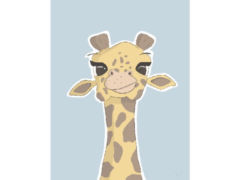 Mah Giraffe Drawing