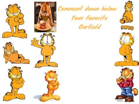 Garfield voting contest