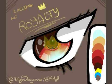 CALLING ME ROYALTY //color palette MAP //