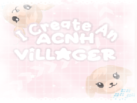 I Create An ACNH Villager